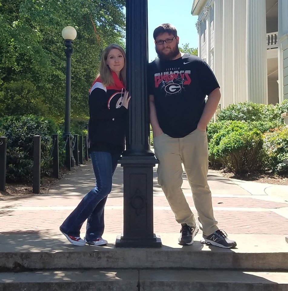 Miss Bird and Husband at the University of Georgia
